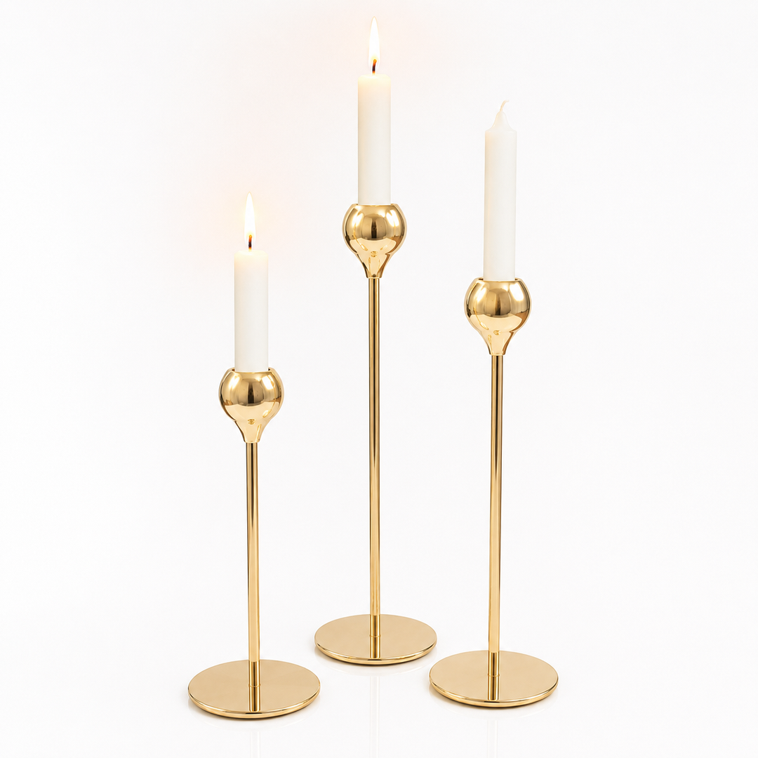 Chrome metal wig and hat display stand with weighted round base Bowlift