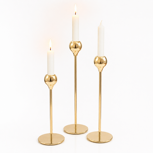 Chrome metal wig and hat display stand with weighted round base Bowlift