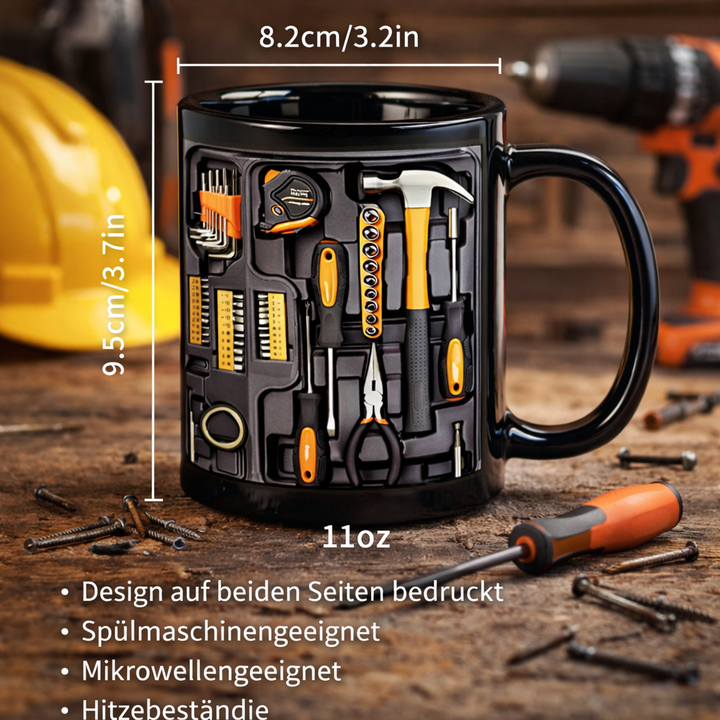 CraftMaster Precision Mug — Celebrate your maker power with every sip in robust style | Bowlift