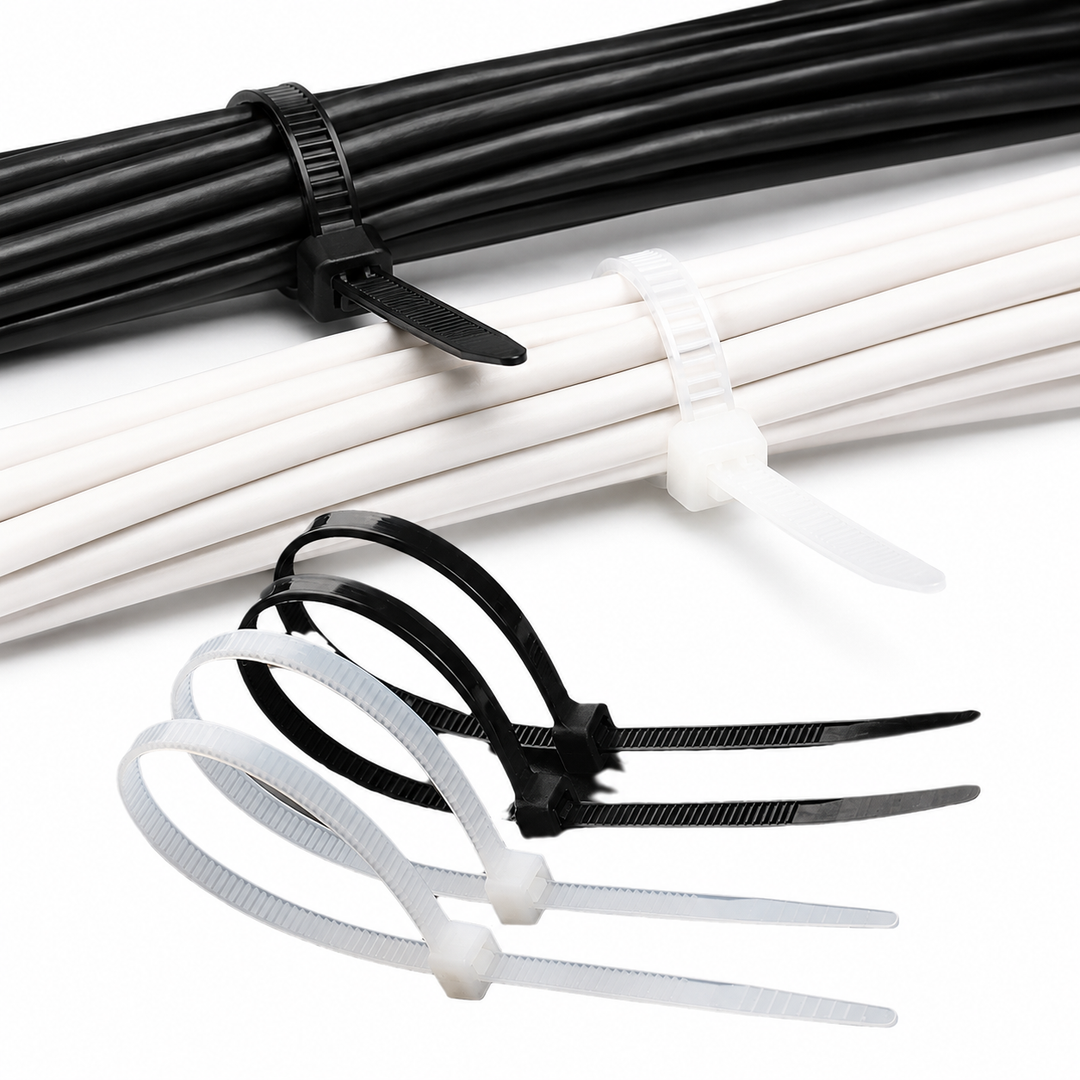 Heavy-Duty Reinforced Nylon Self-Locking Cable Ties with Serrated Strap Bowlift