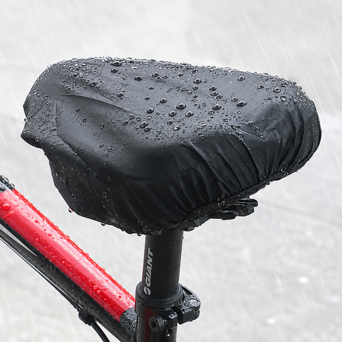 Waterproof padded bicycle saddle cover with elastic universal fit Bowlift