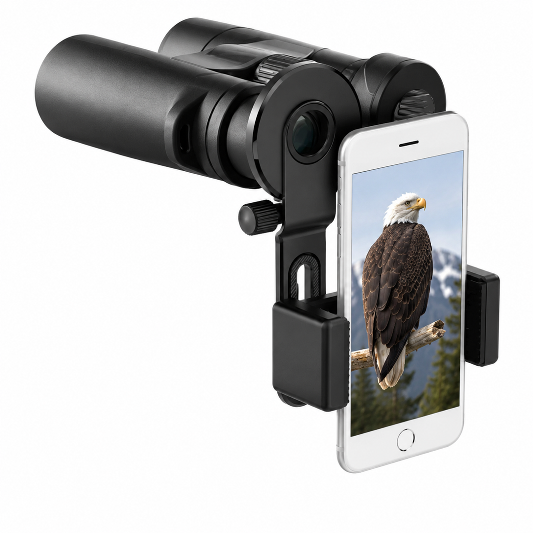 Adjustable Smartphone Binoculars Clamp Bowlift