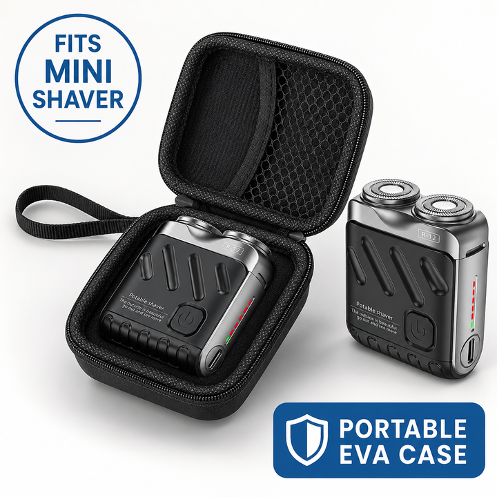 Compact Hard-Shell EVA Protective Travel Case For Mini Shaver Bowlift