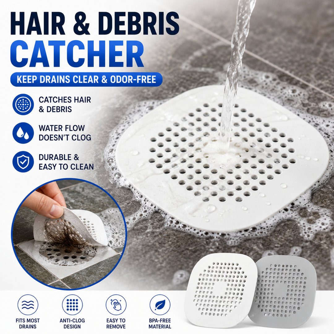 Flexible silicone sink drain strainer cover with anti-clog perforated design Bowlift
