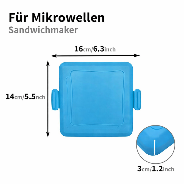 CrunchMate™ Sandwich Maker for Microwave & Oven | Bowlift