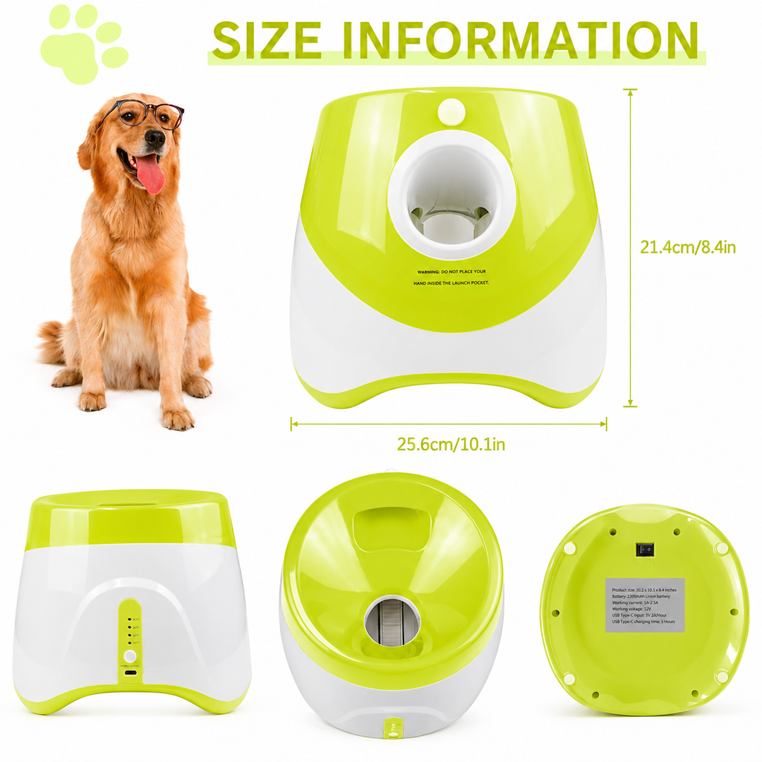 PlayBolt Automatic Ball Launcher for Dogs | Bowlift