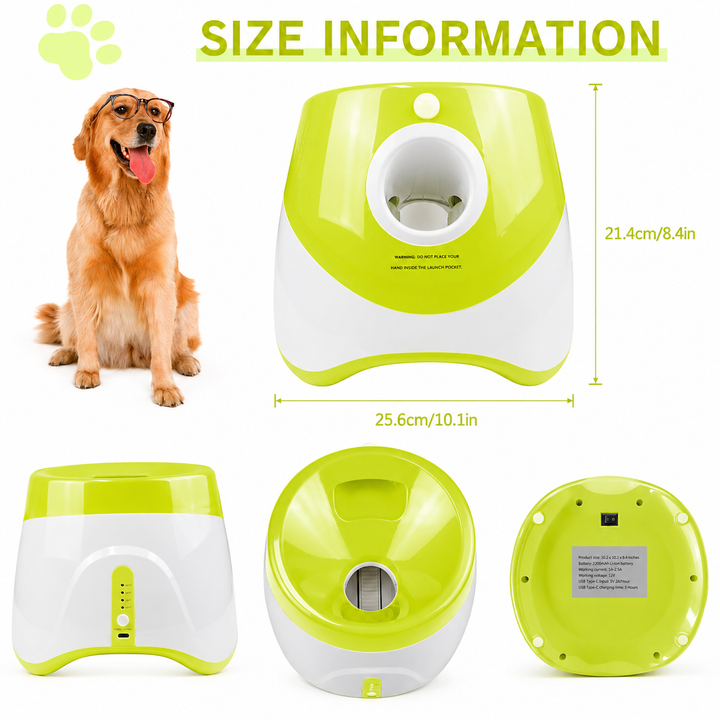 PlayBolt Automatic Ball Launcher for Dogs | Bowlift