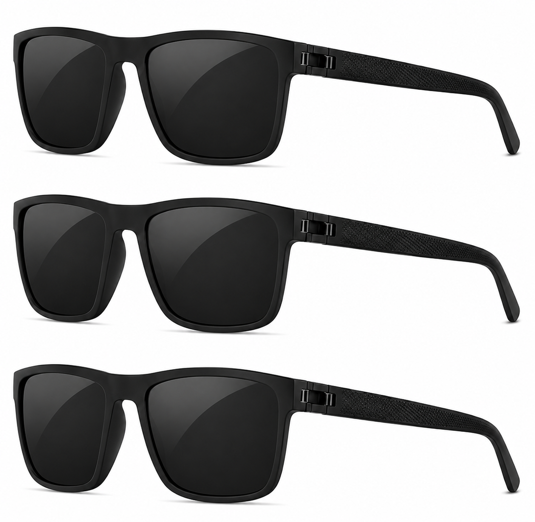 Polarized sunglasses 3-piece set UV400 | Bowlift