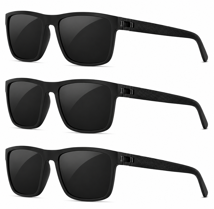 Polarized sunglasses 3-piece set UV400 | Bowlift