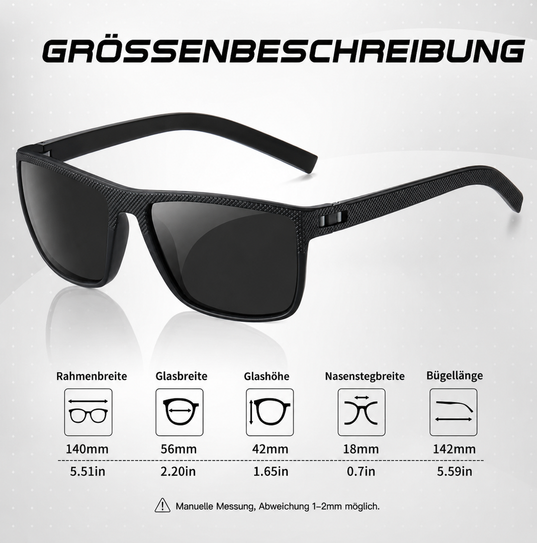 Polarized sunglasses 3-piece set UV400 | Bowlift