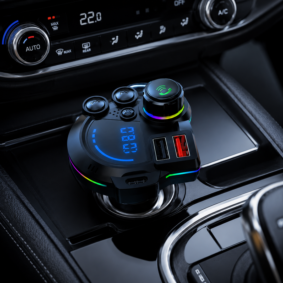 Car FM Transmitter Bluetooth 5.3 Dual-USB | Bowlift