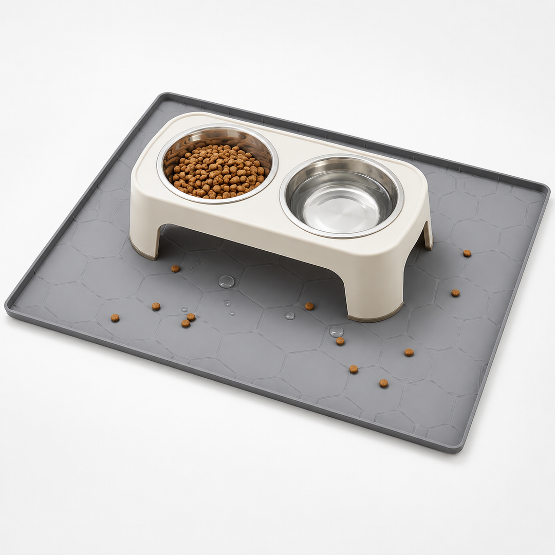 Non-Slip Silicone Utility Tray with Hex Grid Drainage Bowlift