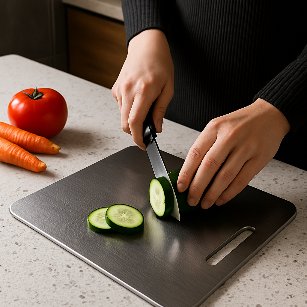 BowLift | Titanium Kitchen Cutting Board – Hygienic & Durable