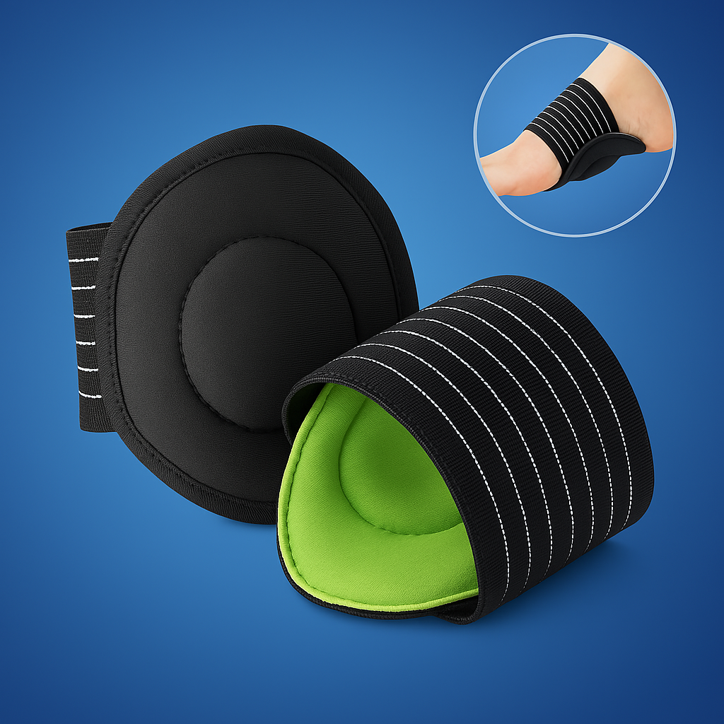 FootEase Arch Support for Plantar Relief | Alleviate Pain and Enhance Comfort for Walking, Running and Standing Bowlift