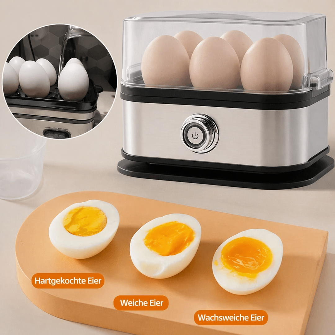 Multifunctional egg cooker with transparent lid | Bowlift