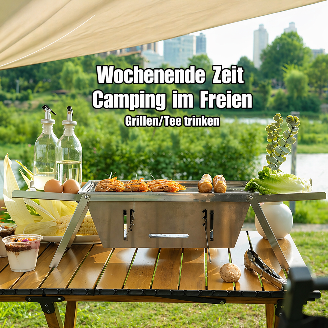 Portable compact grill for on the go | Bowlift