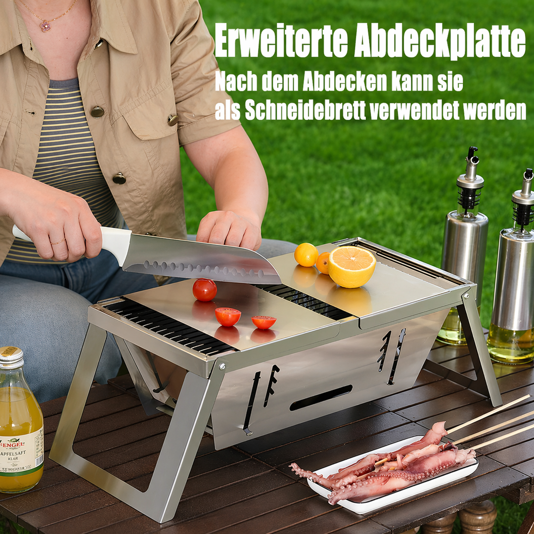 Portable compact grill for on the go | Bowlift