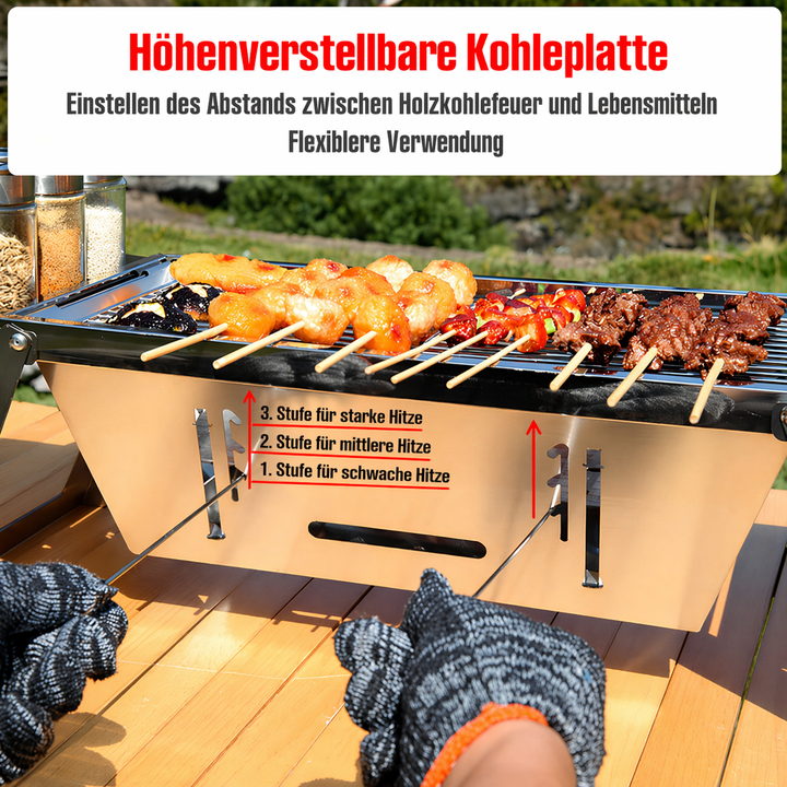 Portable compact grill for on the go | Bowlift