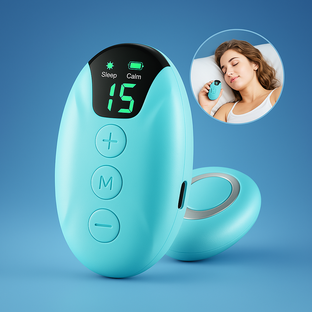 DreamEase Handheld Sleep Aid Device | for Relaxation - Stress and Anxiety Relief - Insomnia Aid Device Bowlift
