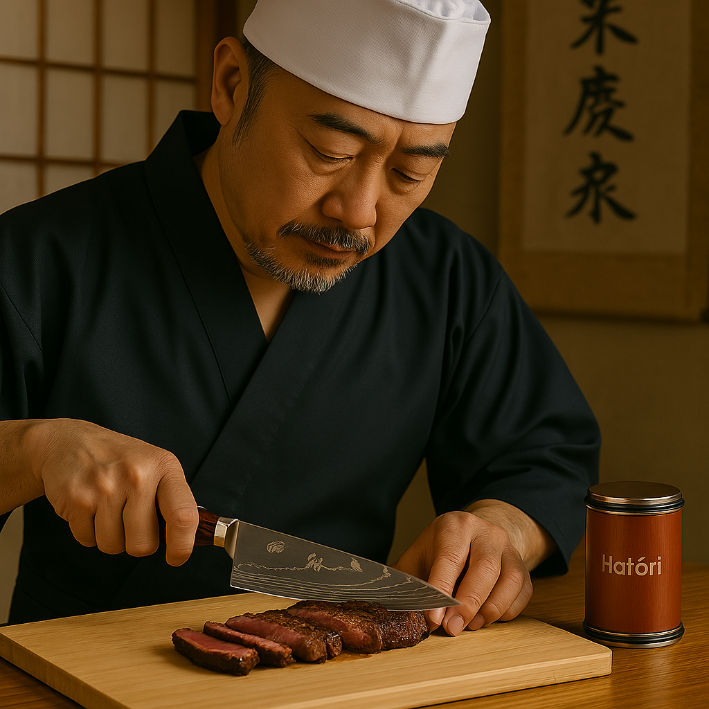 BowLift | Damascus Steel Chef's Knife | 20 cm Blade, Ergonomic Resin Handle & Ideal for Home Cooking