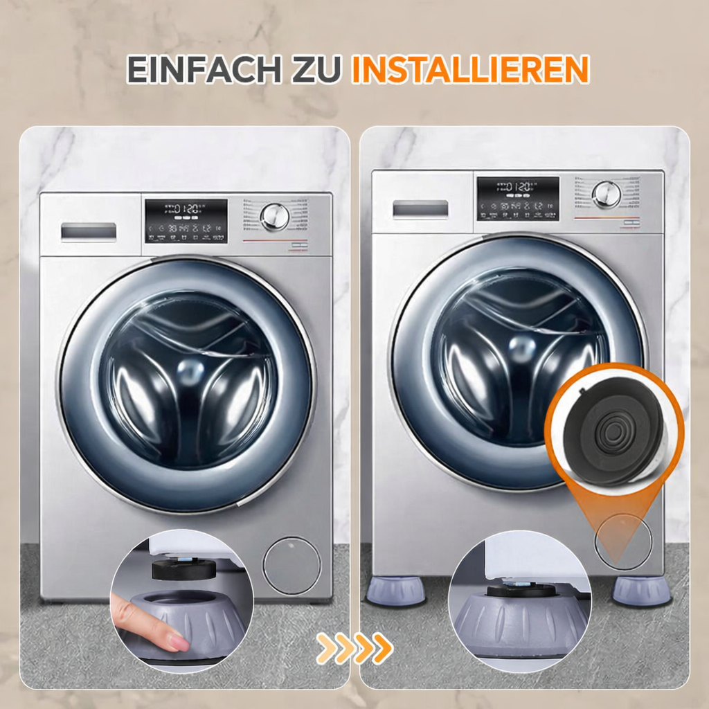 Anti-Vibration Washing Machine Feet – Less Noise, More Stability | Bowlift