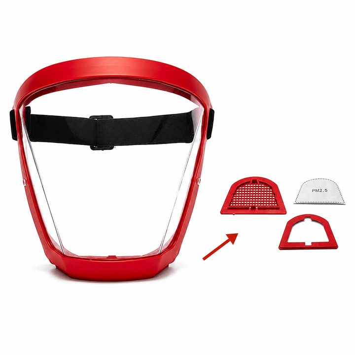 Face shield mask transparent – occupational safety | Bowlift