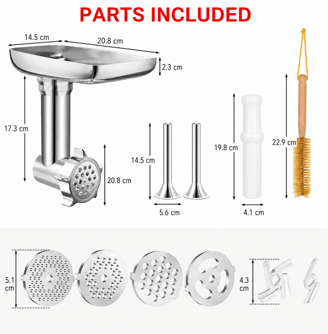 GRINDLIVA Meat Grinder Attachment for KitchenAid | Bowlift