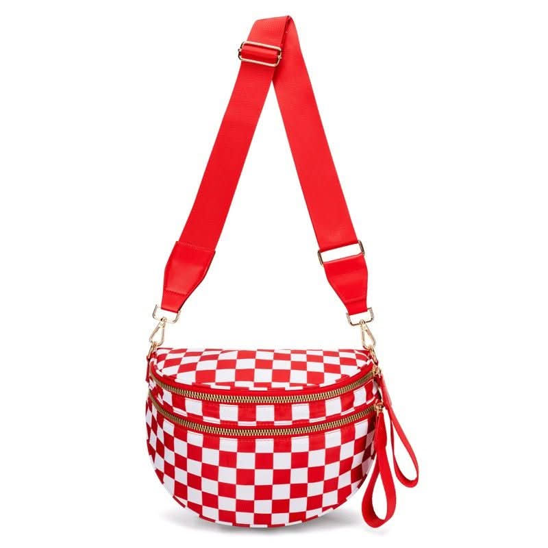 BowLift | Marella Avenue Crossbody Bag | Stylish Checkerboard Bag | Elegant Shoulder Bag for Everyday & Leisure