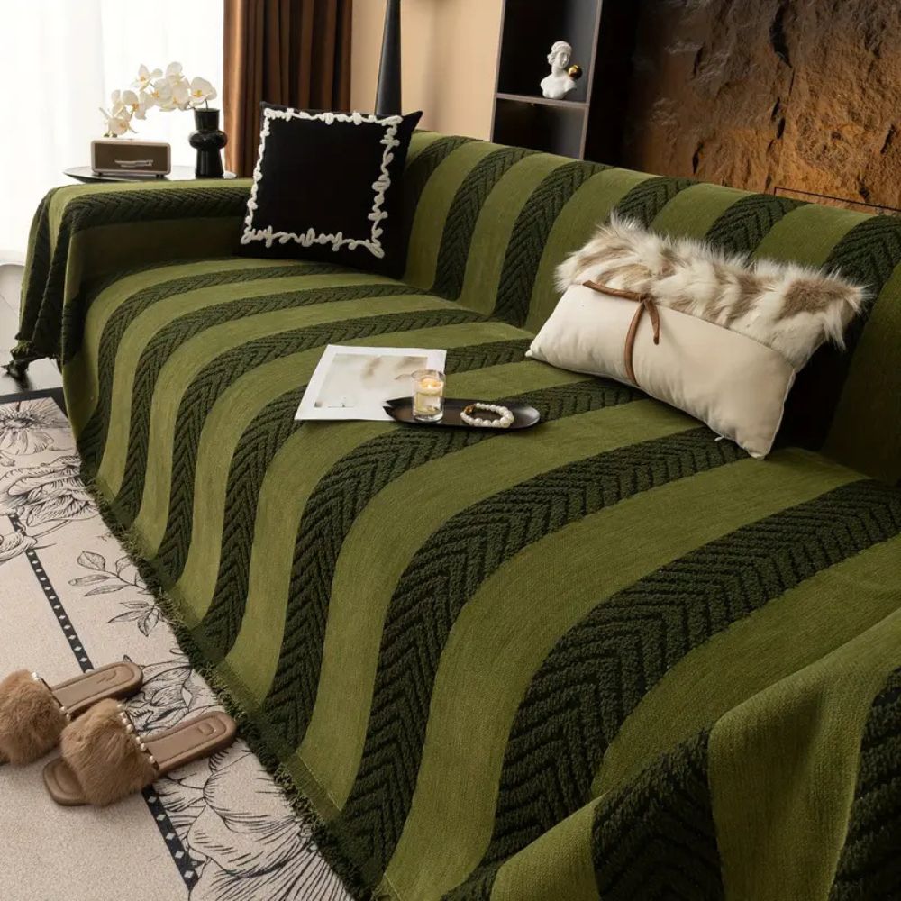 BowLift | Chevron Echo Line Sofa Cover