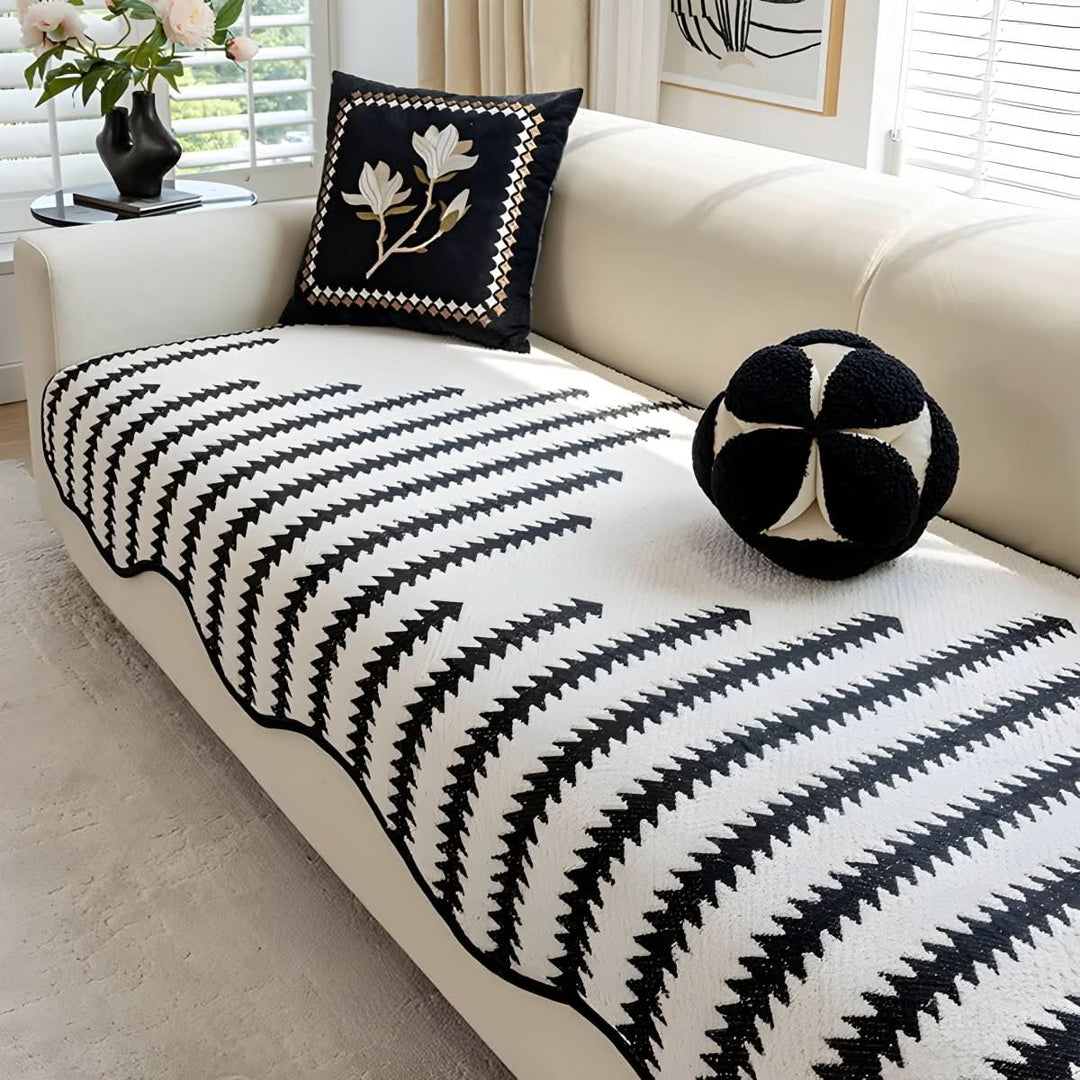 BowLift | Modern Chenille Sofa Cover with Stylish Protection
