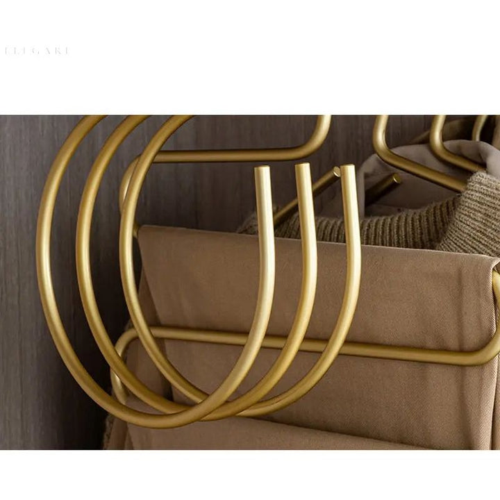 HangStruct – S-shaped metal clothing hangers (set of 5) for space saving | Bowlift