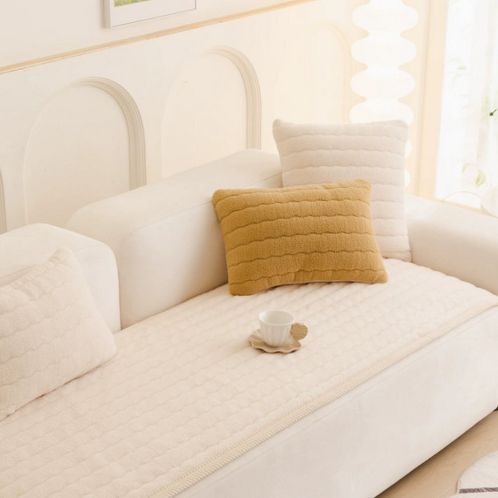 BowLift | Chic Thick Plush Sofa Cover