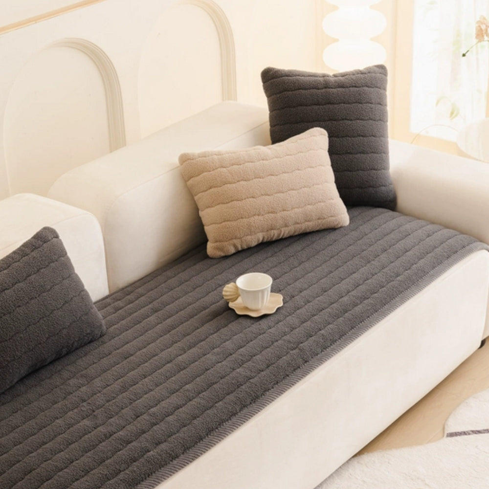 BowLift | Chic Thick Plush Sofa Cover