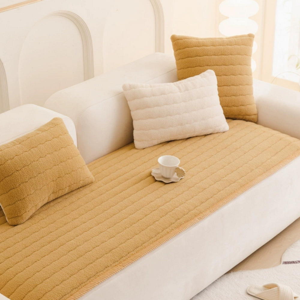 BowLift | Chic Thick Plush Sofa Cover