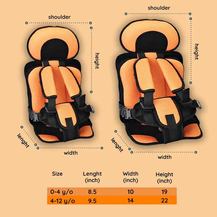 Wearable Child Protection Car Cushion Seat (0–12 years) | Bowlift