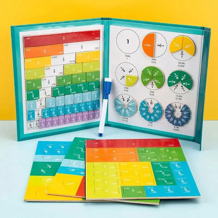 BowLift | Magnetic Fraction Disc Set for Math Learning