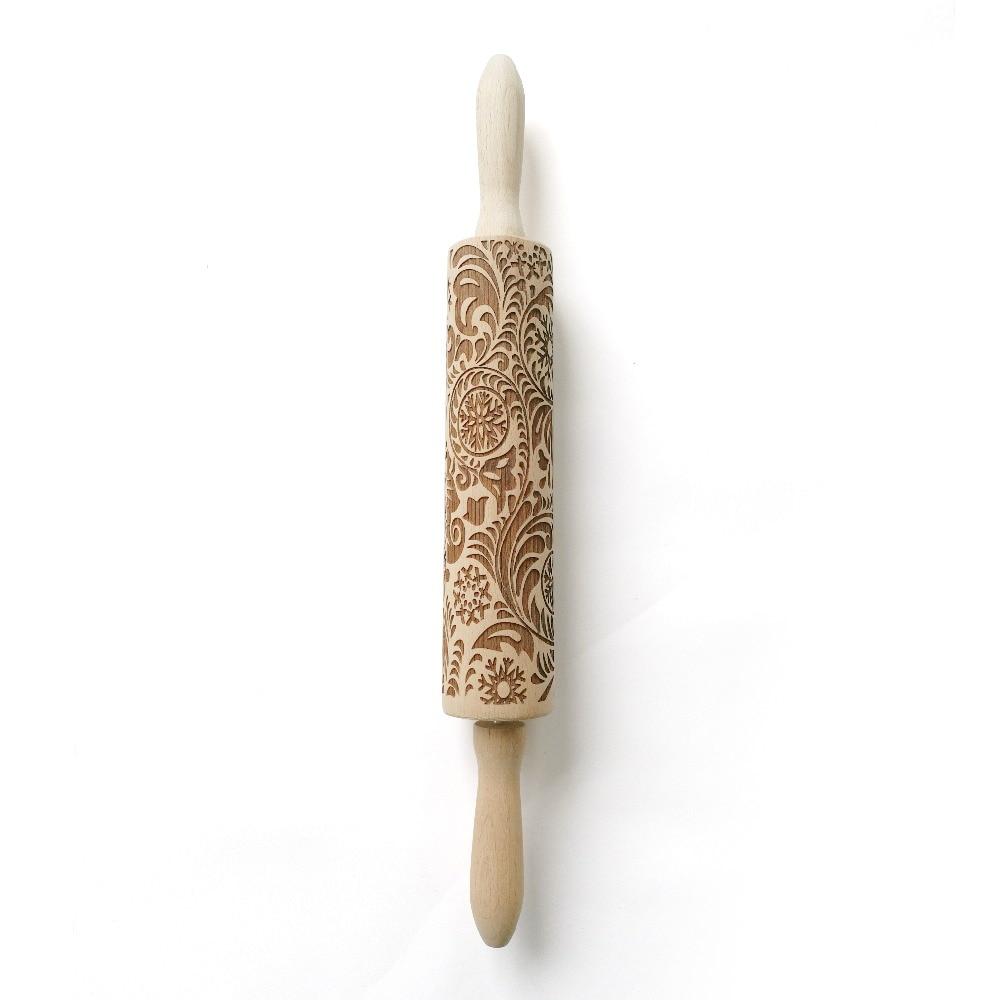 Embossed Holiday Rolling Pins | Bowlift