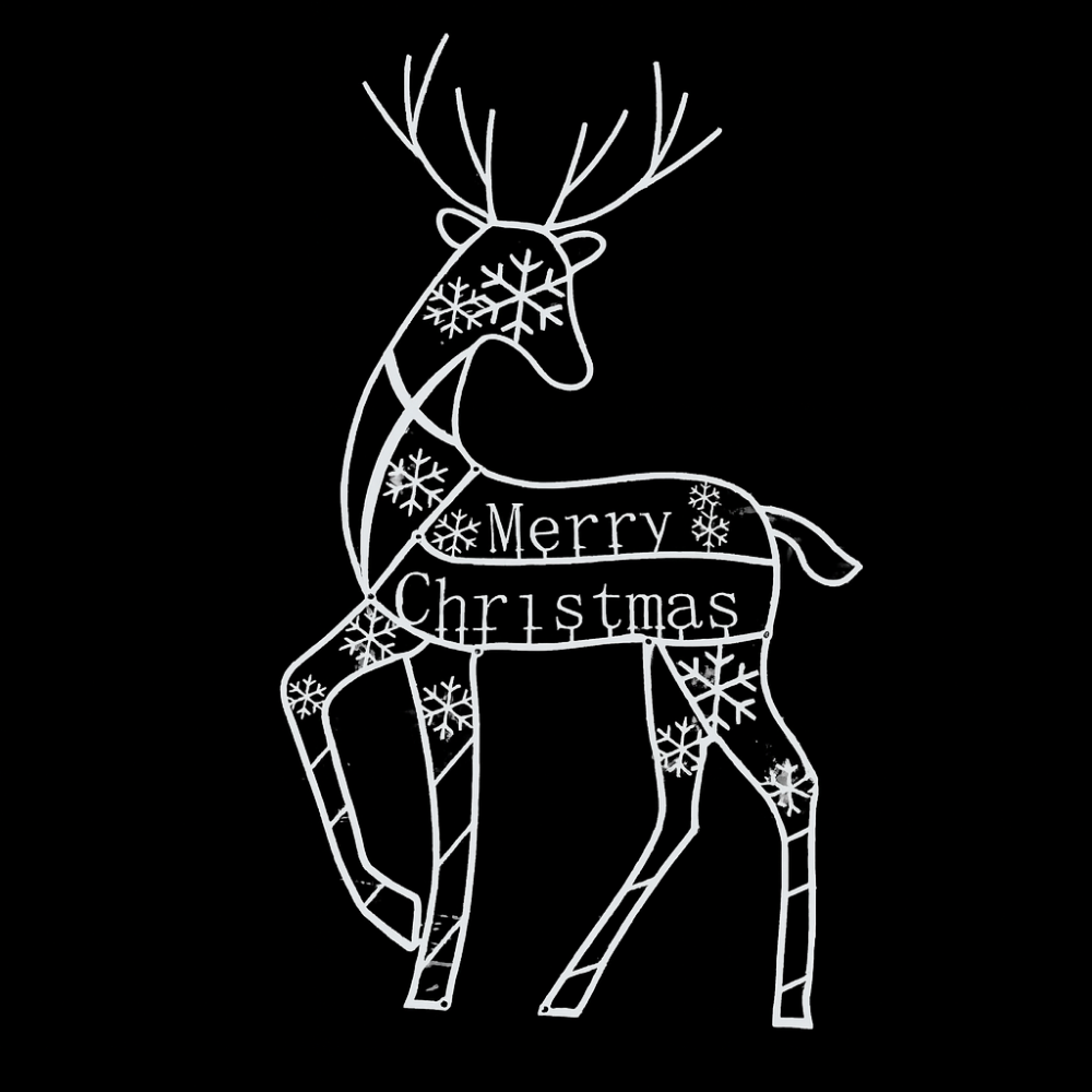 BowLift | Christmas Decorations Acrylic Reindeer Light Figures
