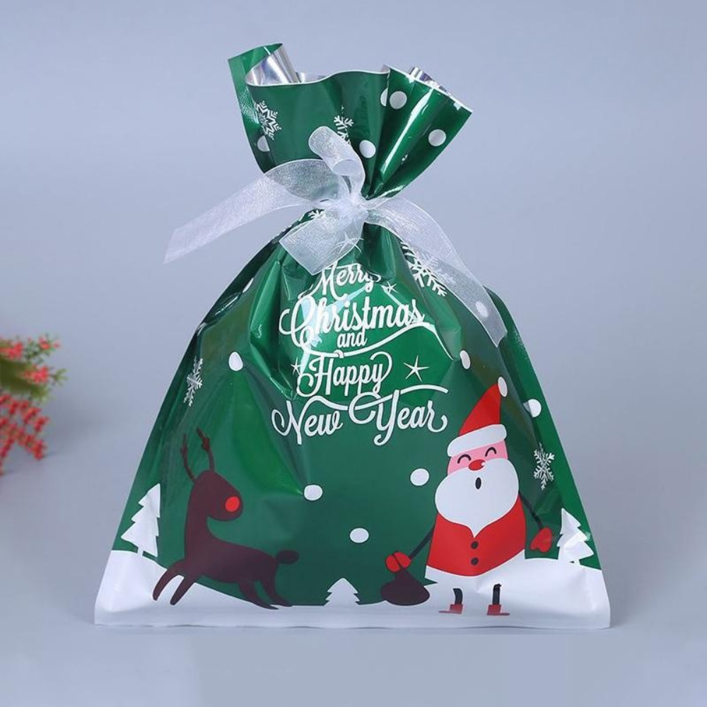 BowLift | Christmas Gift Bag Set Reusable Foil Holiday Wrapping Bags