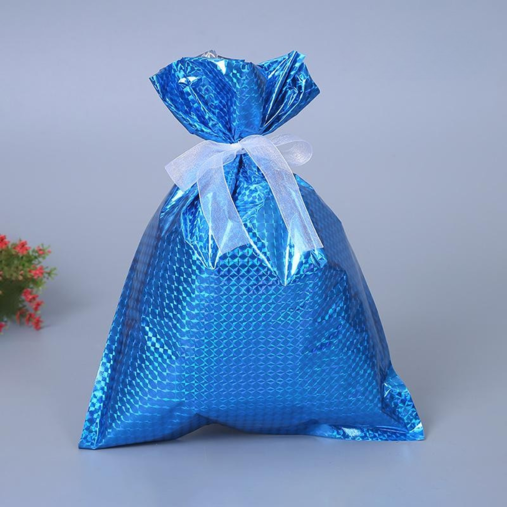 BowLift | Christmas Gift Bag Set Reusable Foil Holiday Wrapping Bags