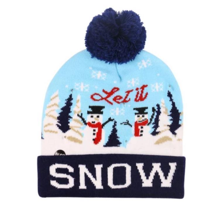 BowLift | 🎅LED Christmas Knitted Hats Light up Xmas Beanie