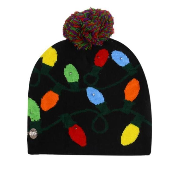 BowLift | 🎅LED Christmas Knitted Hats Light up Xmas Beanie