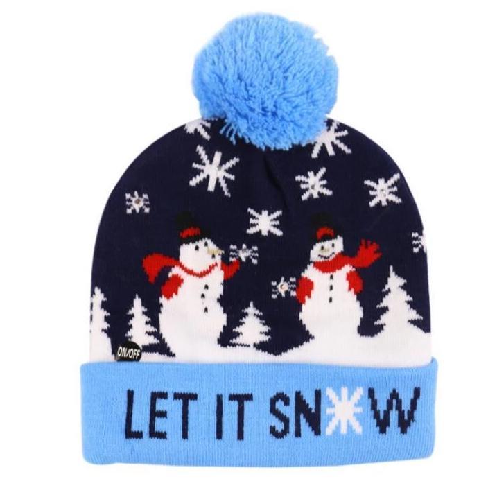 BowLift | 🎅LED Christmas Knitted Hats Light up Xmas Beanie