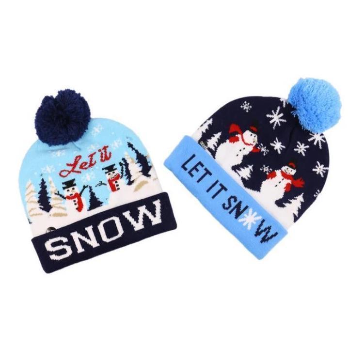 BowLift | 🎅LED Christmas Knitted Hats Light up Xmas Beanie