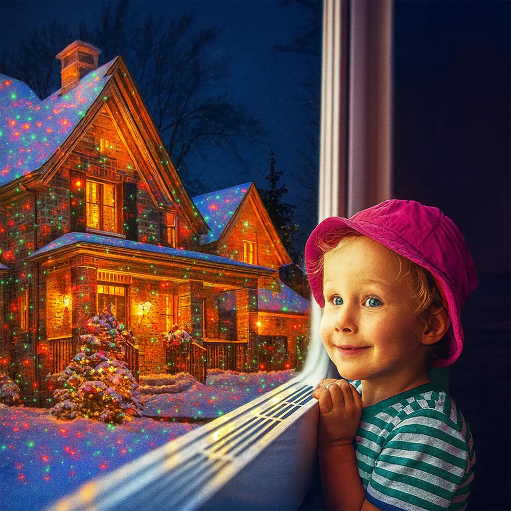 BowLift | Christmas Light Projector Outdoor Waterproof Laser Display