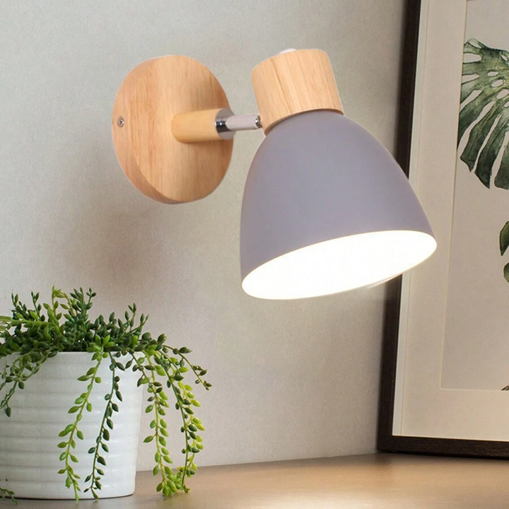 BowLift | ChromaWood Scandinavian Design Wall Lamp Stylish