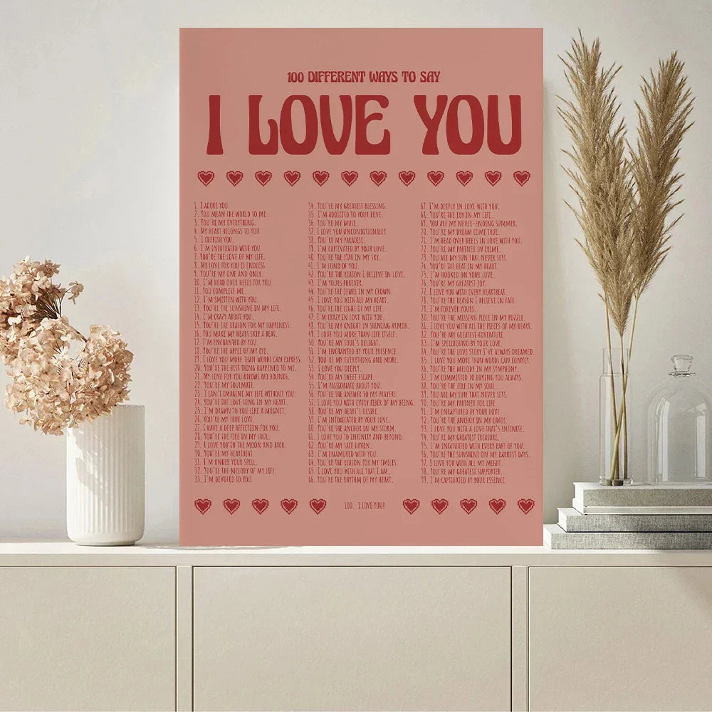 Ciao Poster Wall Art Fine Art Canvas Prints Simple Phrases Pictures For Living Room Bedroom Art Essential Inspirational Quotes For Modern Living | Bowlift