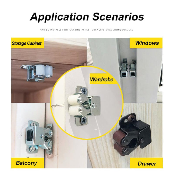 BowLift | Classic Cabinet Door Stainless Steel Snap Locks