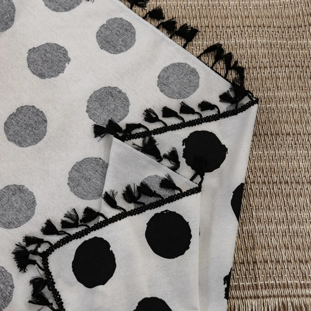 BowLift | Chic Polka Dot Tassel Window Curtain