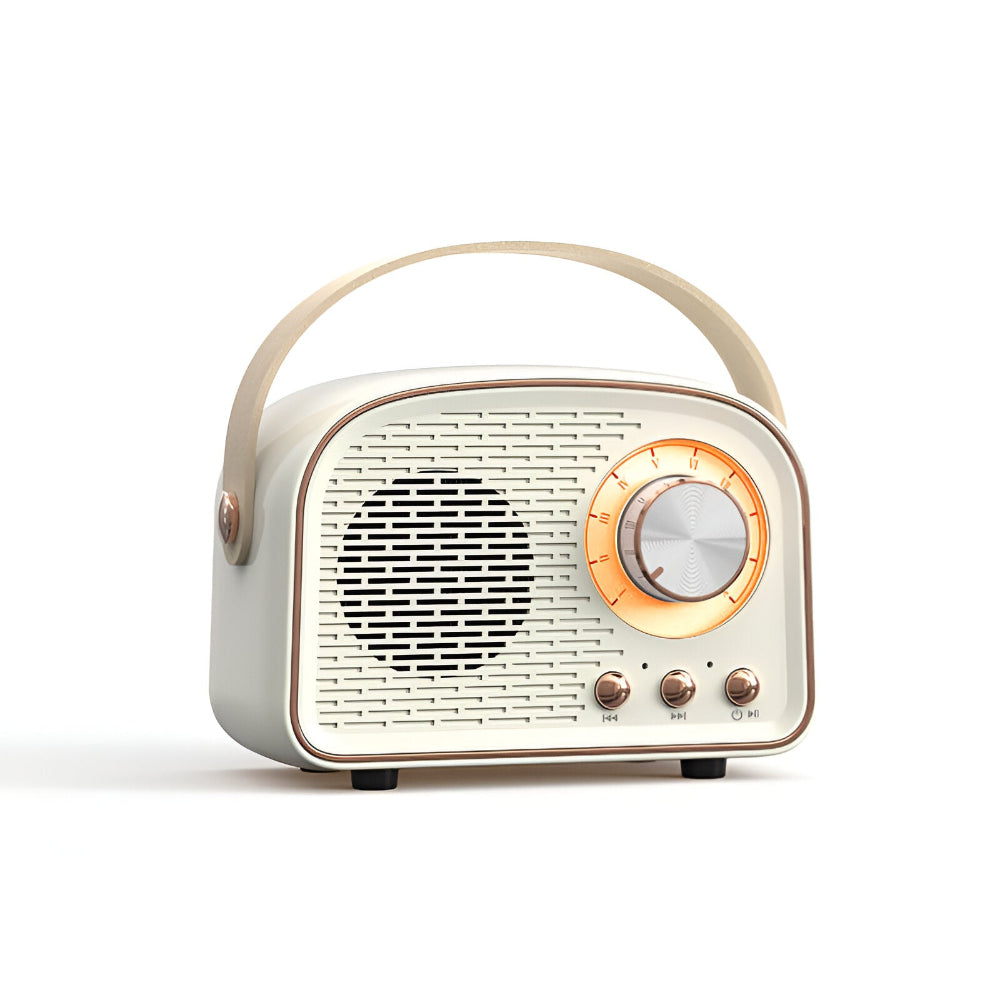 BowLift | Classic Retro Bluetooth Speaker – Stylish Wireless Sound System with Vintage Radio Design